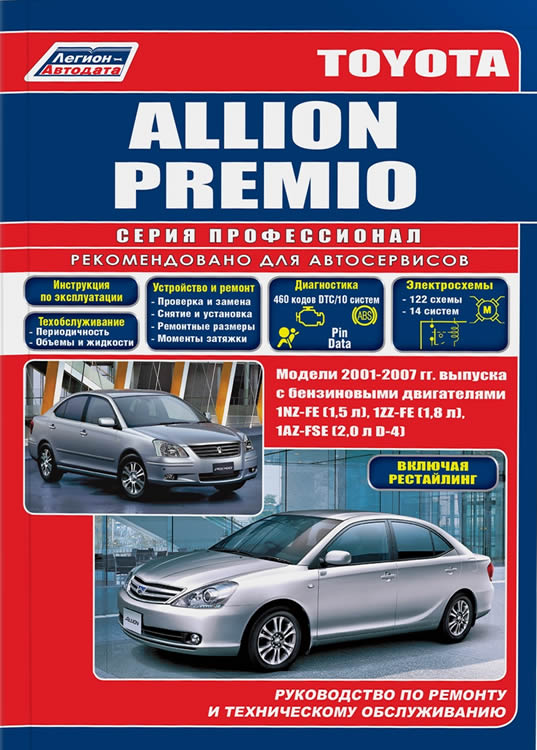       Toyota Allion  Toyota Premio 2001-2007 ..