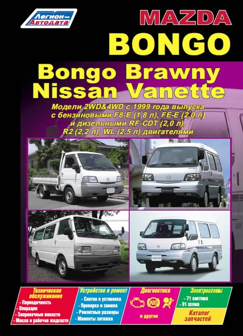       Mazda Bongo / Bongo Brawny, Nissan Vanette 1999-2012 ..