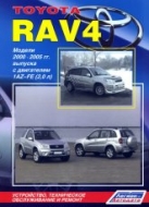 Toyota RAV4 2000-2005 г.в. (лев. руль). Руководство по ремонту, эксплуатации и техническому обслуживанию.