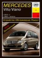 Mercedes-Benz Vito и Viano (W639) с 2003 и 2010 г.в. Руководство по ремонту, эксплуатации и техническому обслуживанию.