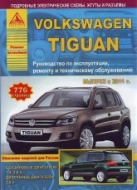Volkswagen Tiguan с 2011 г.в. Руководство по ремонту, эксплуатации и техническому обслуживанию.