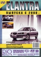 Hyundai Elantra 2000-2005 г.в. Руководство по ремонту и техническому обслуживанию, инструкция по эксплуатации.