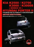 Hyundai Porter II, Kia K2500 / К2700 / К3000 / K3000S (Bongo III). Руководство по ремонту и техническому обслуживанию, инструкция по эксплуатации.